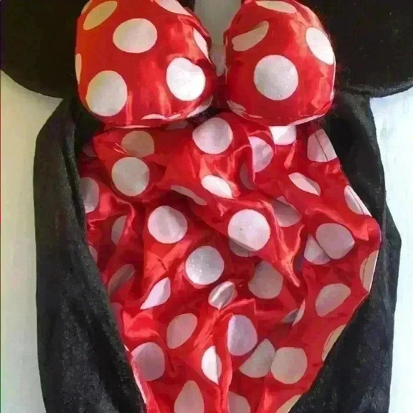 New Minnie Mouse Hoodie with ears size small/medium costume - Picture 3 of 5